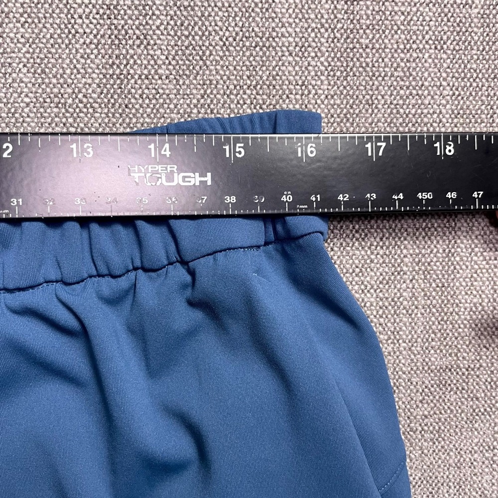 Lululemon Pants Womens 12 Navy Blue Nylon Pleated Drawstring Waist Straight Leg - Picture 5 of 10
